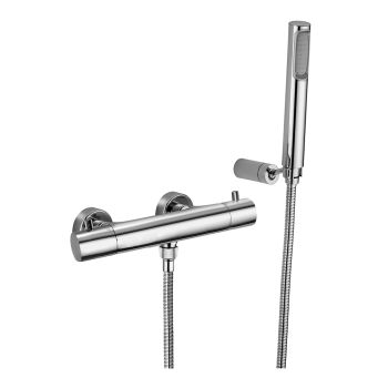 Термостат для душу Paffoni Light, ECOSTOP, з ручним… - Фото №1