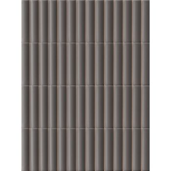 Плитка Terratinta Micro 3D Forms Fluted Mud 10х30 (MI3DFL05)