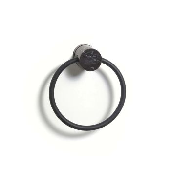 Держатель для полотенец Aquanova Nero кольцо, Black… - Фото №1