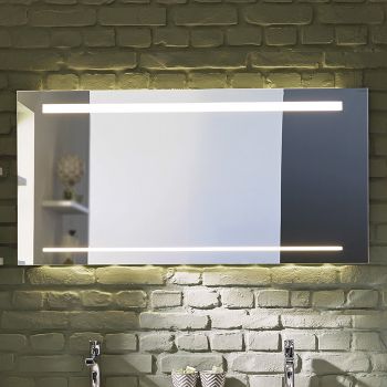 Зеркало Burgbad 1100х640х25 мм с LED подсветкой, сенсорный… - Фото №1