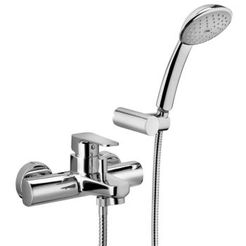 Змішувач для ванни/душу Paffoni Sly, ручний душ Lance… - Фото №1