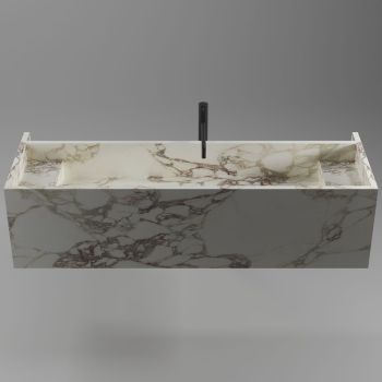 Умивальник підвісний Luxestone 144x50x37.5 см із керамограніту,… - Фото №1