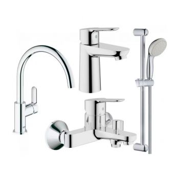Комплект смесителей Grohe Bauedge, хром (UA123218K0) - Фото №1