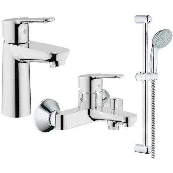 Набор смесителей для ванны Grohe BauEdge 3в1, хром… - Фото №1