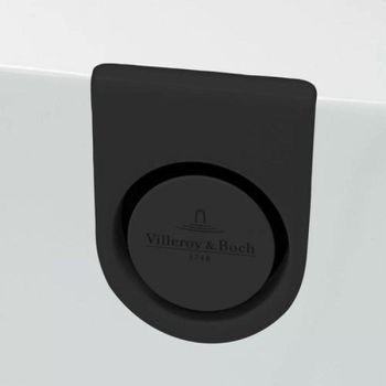 Слив-перелив для ванны Villeroy & Boch Oberon 2.0 с наполнением, black matt (UPCON0136-33)