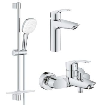 Комплект змішувачів для ванної Grohe Eurosmart 3в1,… - Фото №1