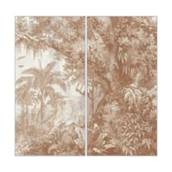 Керамогранит Fiandre Design your slabs Woodland Bronze Composizione Nature, 2 шт 300x150 Luc 6 мм (Y4TS00D330006)