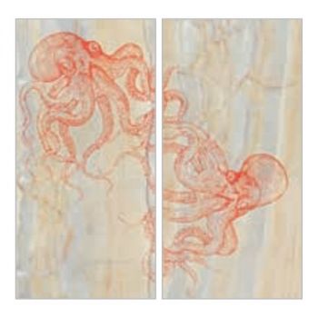 Керамогранит Fiandre Design your slabs Octopus Red… - Фото №1