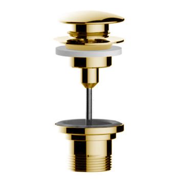Донный клапан Bossini TEO, клик-клак 1'1/4, Gold (Z00700021) - Фото №1