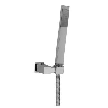 Ручной душ с держателем и шлангом Paffoni LEVEL, сатин… - Фото №1