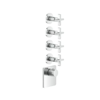 Термостат Gessi Inciso, 4 независимых выхода, внешняя… - Фото №1