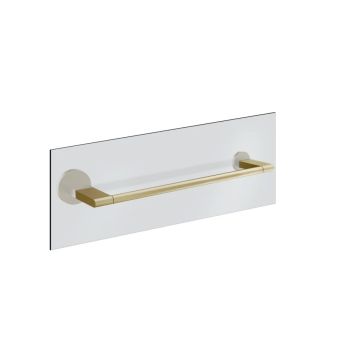 Полотенцетримач Gessi Origin 30 см, кріплення на скло, Bruched Brass PVD (66511727)