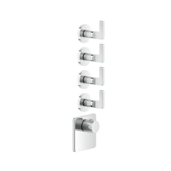 Термостат Gessi Inciso, 4 независимых выхода, внешняя… - Фото №1