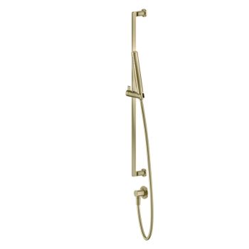 Штанга Gessi Inciso с душевой лейкой, вывод воды, Bruched Brass PVD (58142727)