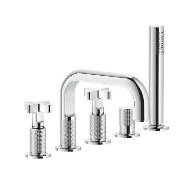 Змішувач для ванни Gessi Inciso, на 5 отворів, зі… - Фото №1