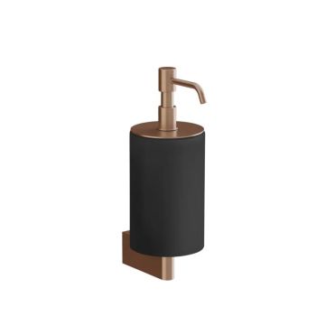 Дозатор жидкого мыла настенный, Gessi Origini, черный,… - Фото №1