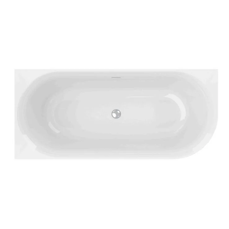 Ванна акриловая угловая Knief Chill 180 R 180x80x60, перелив Slot overflow, белый глянцевый (01022WGWG6SCR) - Фото 3