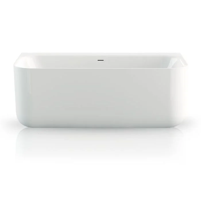 Ванна акрилова пристінна Knief Tidy 180 Wall 180х80х60, щілинний перелив, без г/м, Glossy White (01092WGWG6SCR) ex 0100-242_0100-091-06S - Фото 2