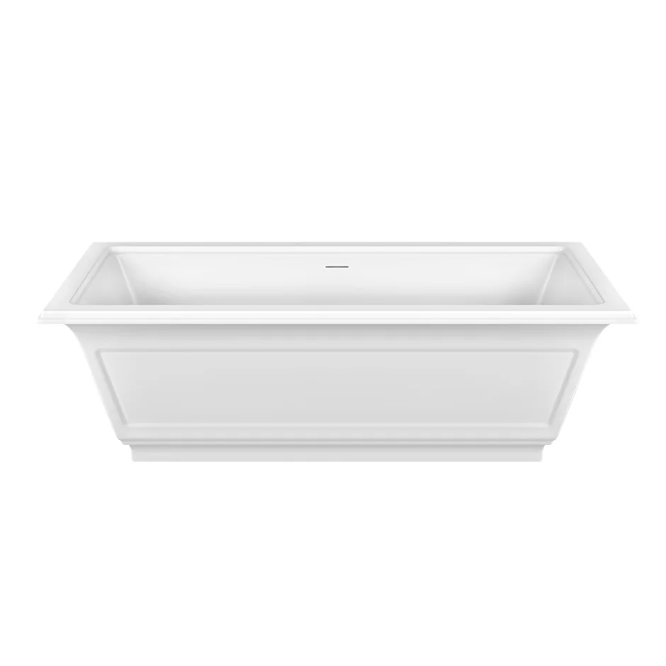 Ванна из искусственного камня Gessi Venti 20, Cristalplant, White (46715521) - Фото 2
