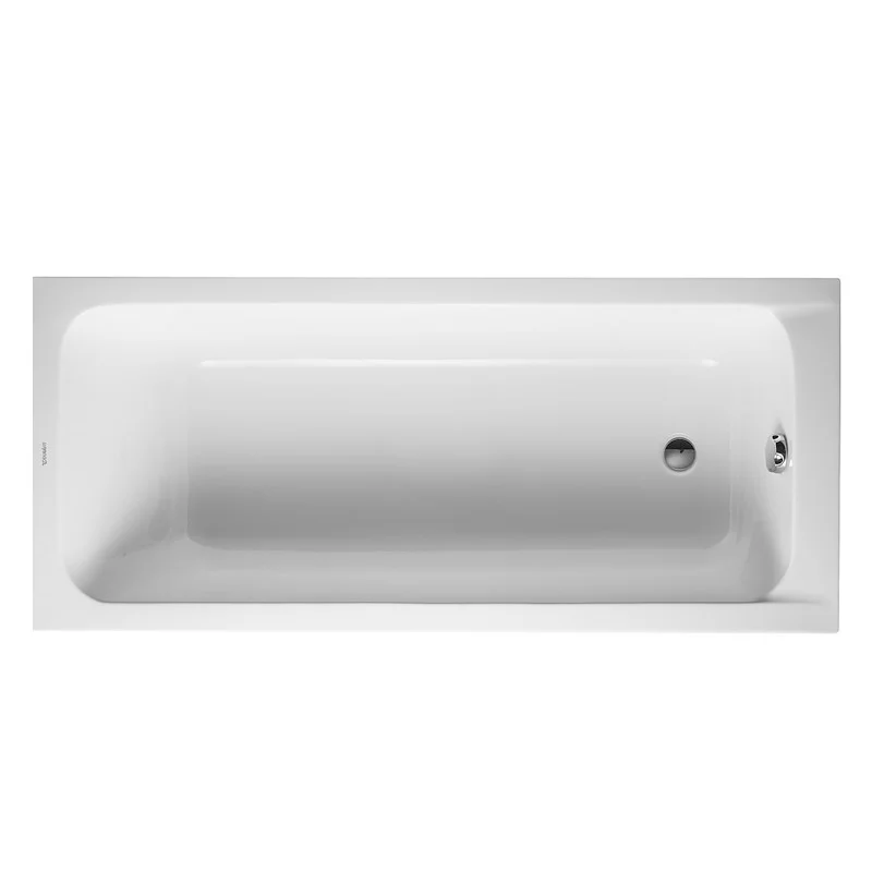 Ванна акриловая Duravit D-Code 170х75 белая (700100000000000) - Фото 2