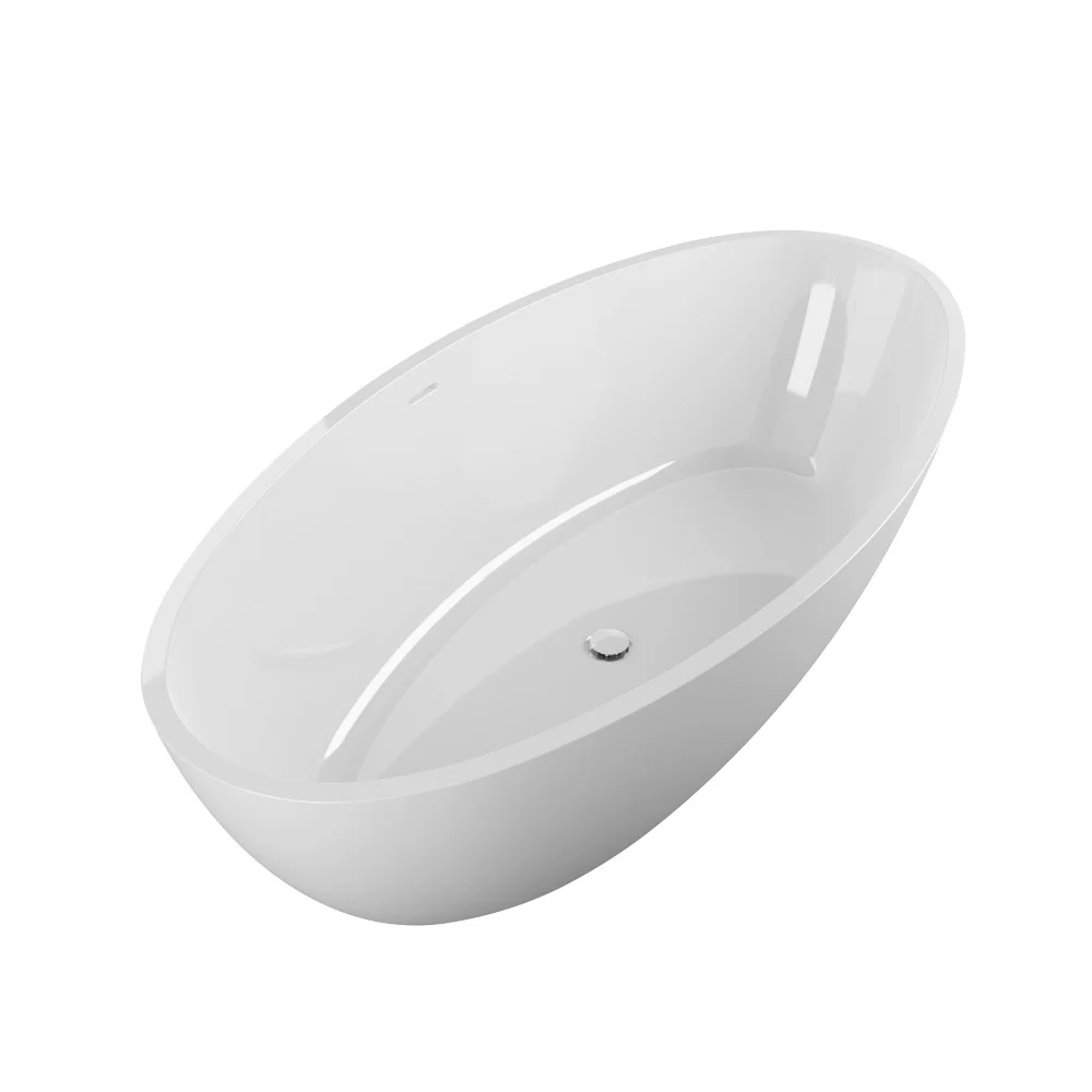 Ванна из искусственного камня Flaminia APP 150x73 h52,5cm, белый глянцевый (AP150V) - Фото 2