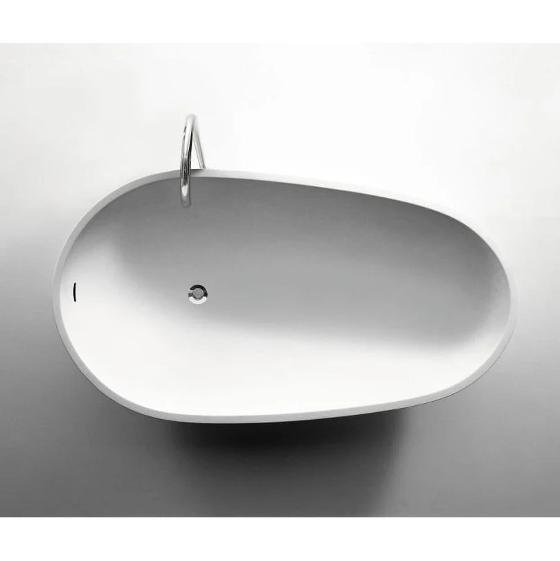 Ванна из искусственного камня Agape Spoon 181.5x98.5x44 см отдельностоящая, белый (AVAS0901ZZ) - Фото 3