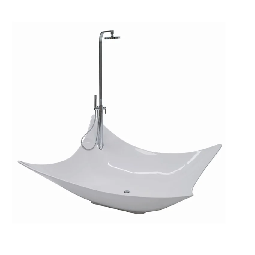 Ванна Flaminia Leggera 220х180х9/66 в комплекте с сифоном Pietraluce (LG210) - Фото 3
