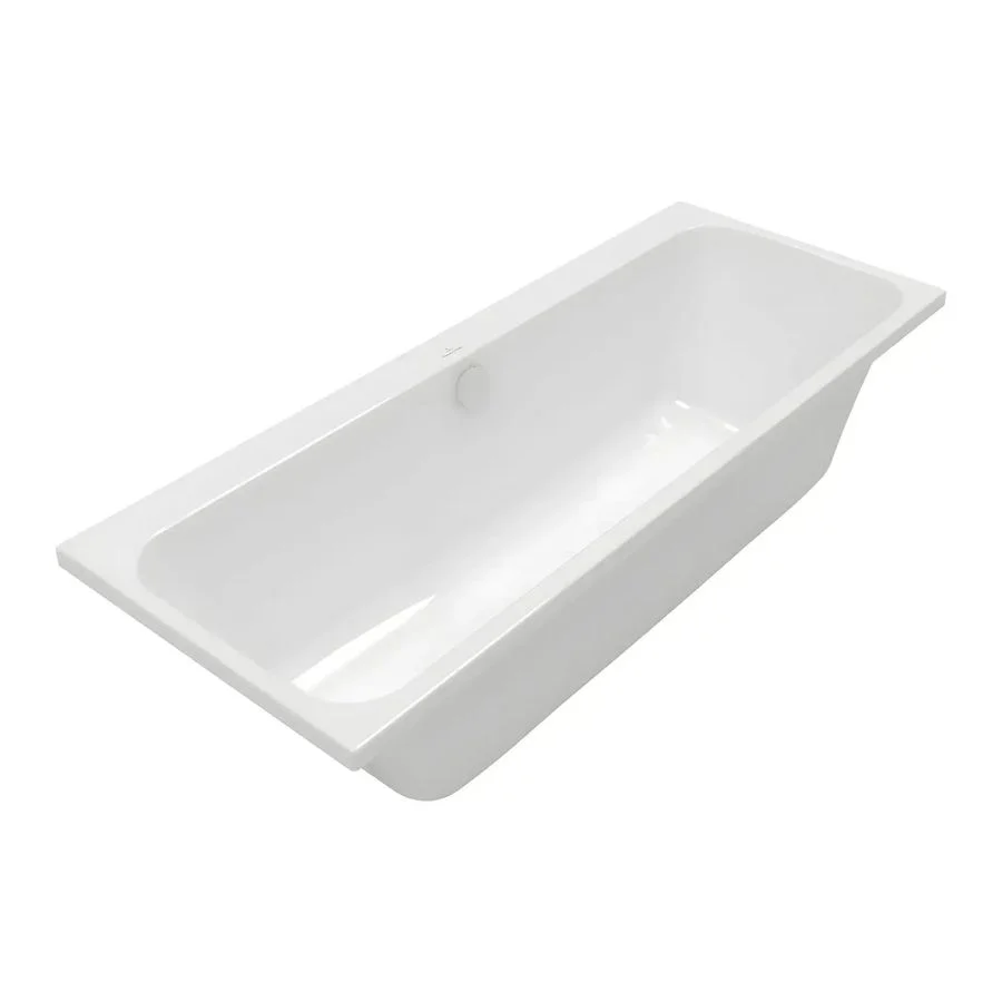 Ванна акрилова Villeroy&Boch Architectura 170х75 см, прямокутна, White Alpin (UBA170ARE2V-01) - Фото 3