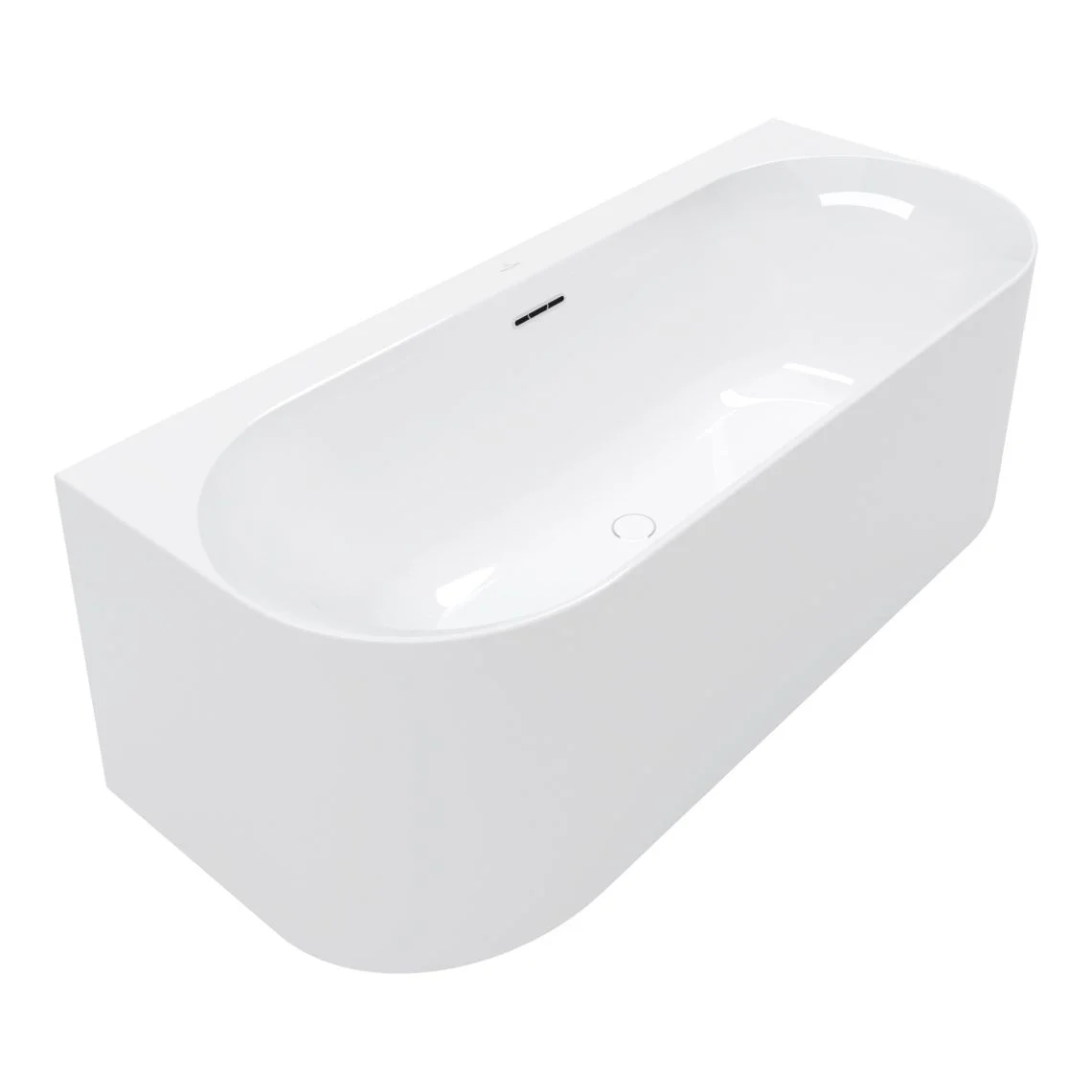 Ванна акриловая Villeroy&Boch Loop&Friends Oval, пристенная, 180х80, White Alpin (UBA180LOF9CS00V-01) - Фото 2