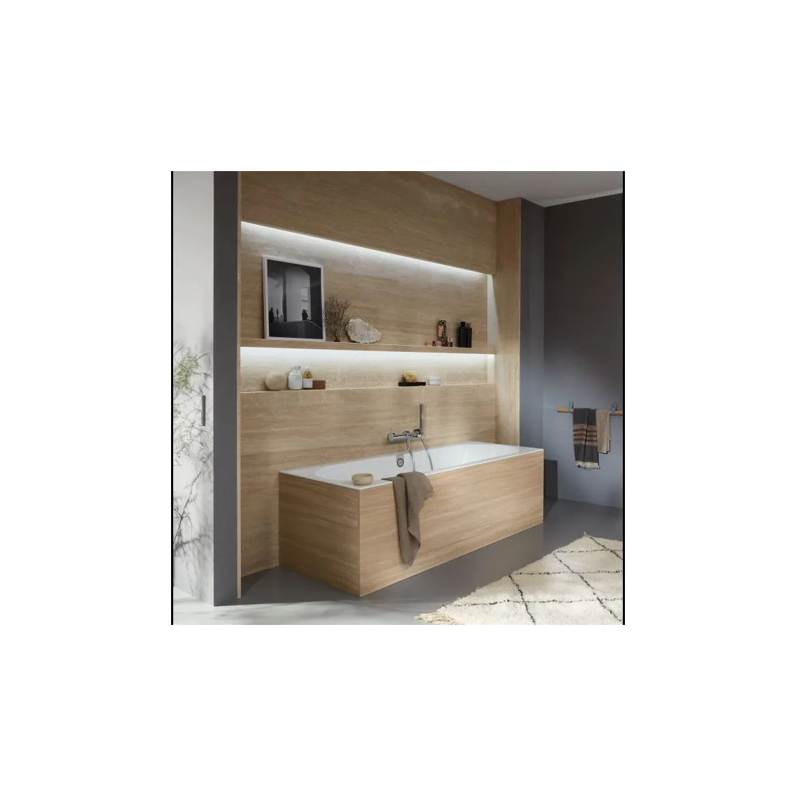 Ванна квариловая Villeroy & Boch Oberon 2.0 170x75 (UBQ170OBR2DV-01) - Фото 3
