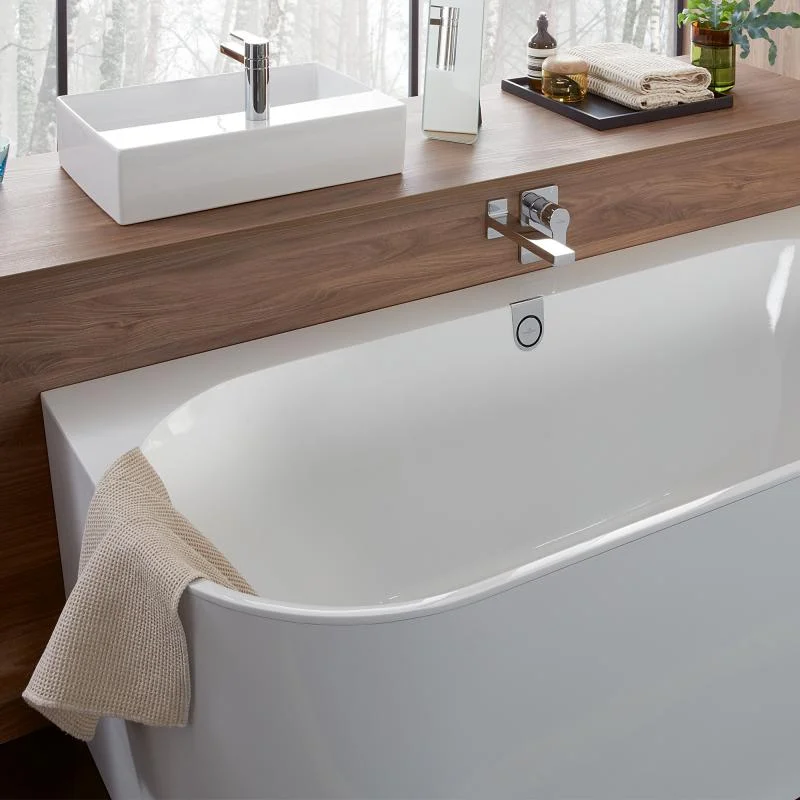 Ванна квариловая Villeroy & Boch Oberon 2.0 180x80 (UBQ180OBR9CD00V-01) - Фото 3