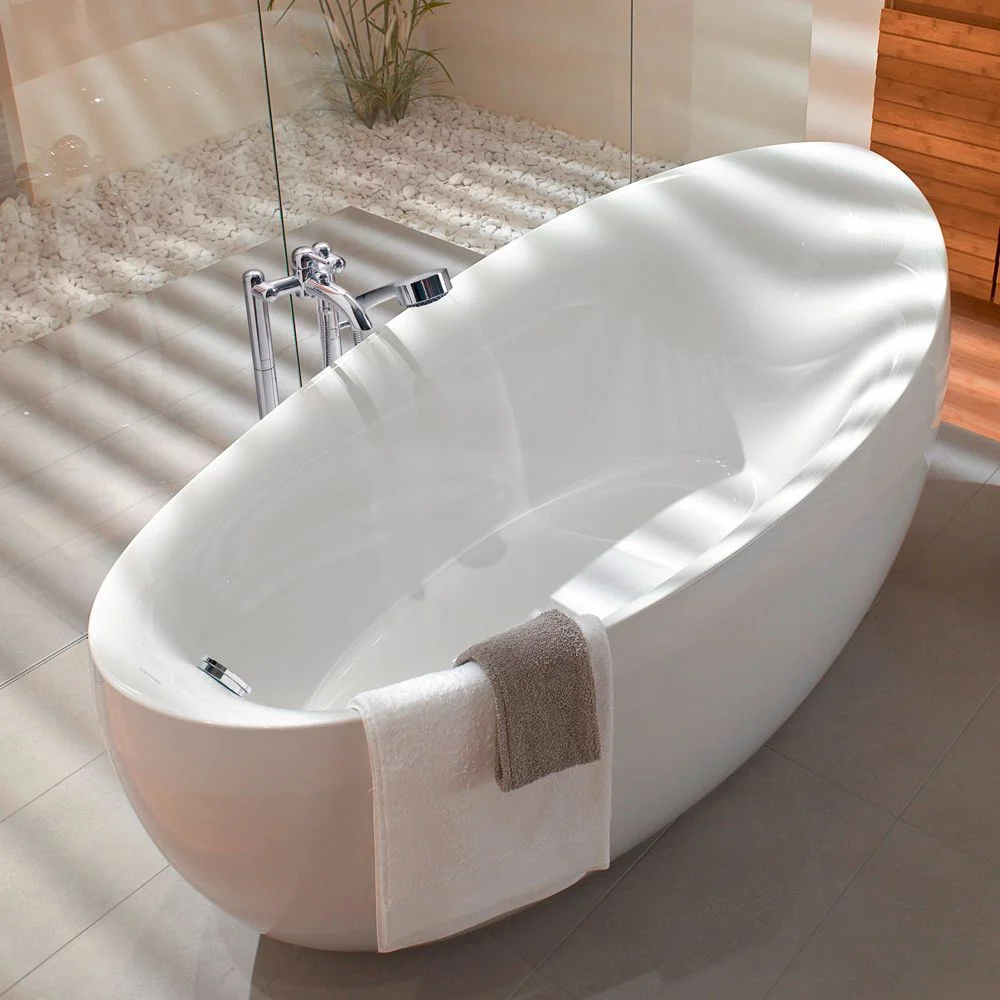 Ванна квариловая Villeroy&Boch Aveo 190x95 с беcшовной панелью (UBQ194AVE9W1V-RW) - Фото 3