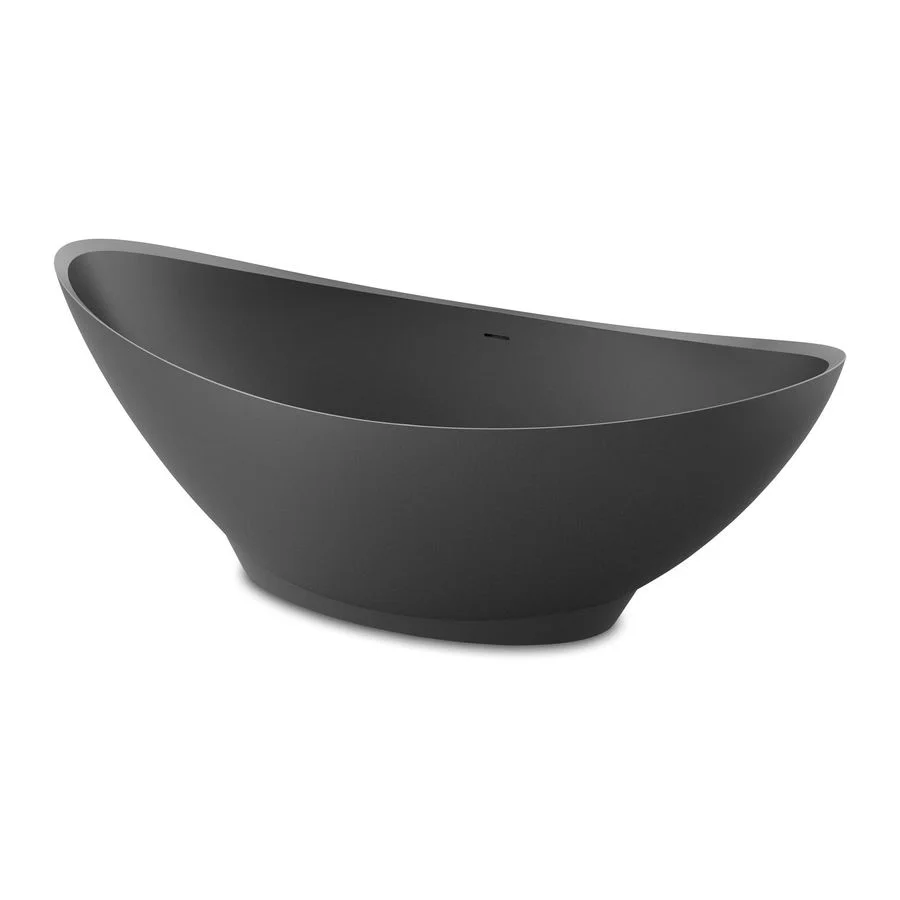 Ванна из искусственного камня PAA FELICE 194.5х83 Graphite (VAFES_01) - Фото 2