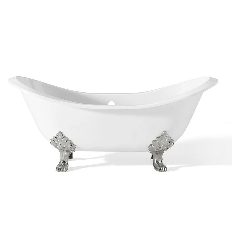 Ванна чугунная Gaia Antique отдельностоящая 180x77x79, белый (VRG1940BI) - Фото 2