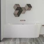 Ванна акриловая пристенная Knief Wall XS R, 165х75х58, щелевой перелив, без г/м, Glossy White (01055RWGWG6SCR) ex 0100-255R_0100-091-06S - Фото 1
