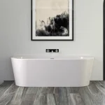 Ванна акриловая пристенная Knief Wall 180х80х60, щелевой перелив, без г/м, Glossy White (01077WGWG6SCR) ex 0100-277_0100-091-06S - Фото 1