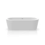 Ванна акриловая пристенная Knief Wall 180х80х60, щелевой перелив, без г/м, Glossy White (01077WGWG6SCR) ex 0100-277_0100-091-06S - Фото 2