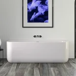 Ванна акрилова пристінна Knief Tidy 180 Wall 180х80х60, щілинний перелив, без г/м, Glossy White (01092WGWG6SCR) ex 0100-242_0100-091-06S - Фото 1