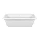 Ванна из искусственного камня Gessi Venti 20, Cristalplant, White (46715521) - Фото 2