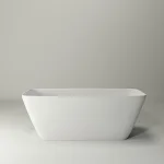 Ванна из литого камня Studio Stone Aller 170x70 отдельностоящая, белая (ALL170070) - Фото 1