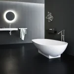 Ванна из искусственного камня Agape Spoon 181.5x98.5x44 см отдельностоящая, белый (AVAS0901ZZ) - Фото 1