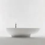 Ванна из искусственного камня Agape Spoon 181.5x98.5x44 см отдельностоящая, белый (AVAS0901ZZ) - Фото 2