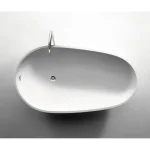 Ванна из искусственного камня Agape Spoon 181.5x98.5x44 см отдельностоящая, белый (AVAS0901ZZ) - Фото 3