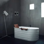 Ванна сталева Agape Vieques 171x72.6x63.5 см окремостояча, білий (AVAS0911ZZ) - Фото 1