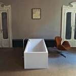 Ванна з штучного каменю Agape Cartesio 176x76 см окремостояча, білий (AVAS0980Z00000) - Фото 1