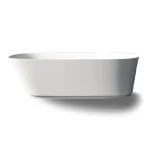 Ванна из искусственного камня Agape Neb 170x70x51 см отдельностоящая, белый (AVAS1095ZZ) - Фото 3