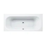 Ванна акриловая Laufen Solutions 170x75 с центральным изливом, без рамы, белый (H2235300000001) - Фото 2