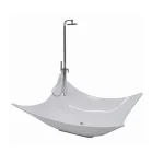 Ванна Flaminia Leggera 220х180х9/66 в комплекте с сифоном Pietraluce (LG210) - Фото 3