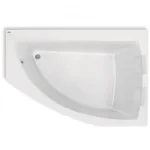 Ванна акриловая Pool Spa Aquamarina 175x100 (правая), ножки, панель без рамы, белый (PWAI510ZN000000_PWOI610OP000000) - Фото 3