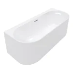 Ванна акриловая Villeroy&Boch Loop&Friends Oval, пристенная, 180х80, White Alpin (UBA180LOF9CS00V-01) - Фото 2